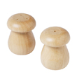 Set sel + poivre forme champignon - bois naturel