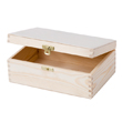 Box in pinwood - nr 3 - 22 x 14,7 x 8,5 cm