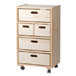 Furniture - 5 drawers - pinwood