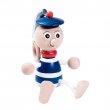 Puppet to suspend coloured "Mariner"