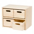 Rack - with 2 compartments - 44 x 30,5 x Ht 35 cm