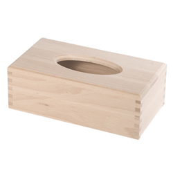 Tissue boxe in beech wood