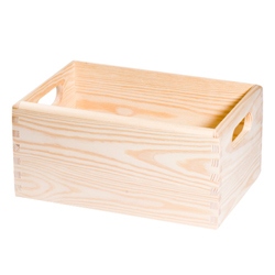 Box for tidying 30 x 20 cm - pinwood