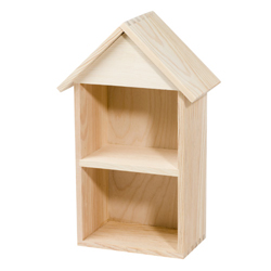 Rack little house - 2 compartments (also for cd)