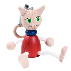 Puppet to suspend coloured "Cat"